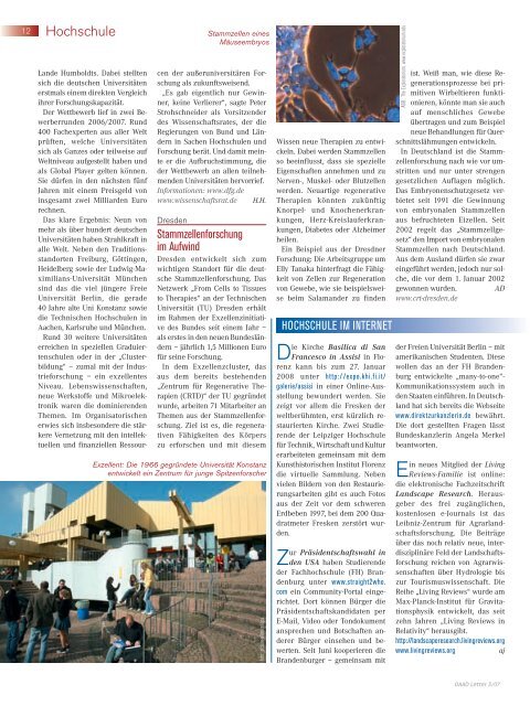 Letter - DAAD-magazin