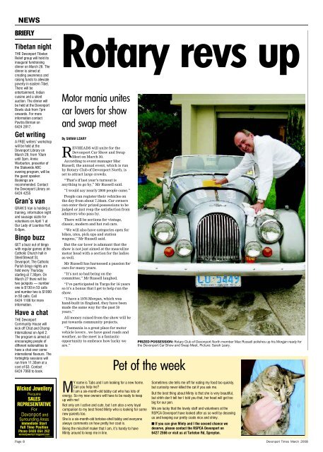 Devonport Times - 21-28 March 2008 - Devonport City Council