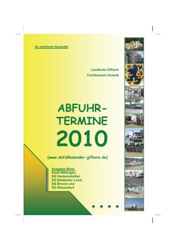 abfuhr- termine 2010 - Samtgemeinde Boldecker Land