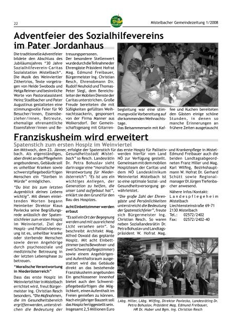 Gemeindezeitung 2008/1 (0 bytes) - Mistelbach