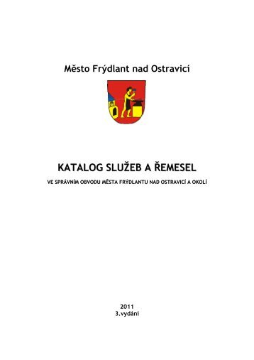 KATALOG SLUŽEB A ŘEMESEL - Frýdlant nad Ostravicí