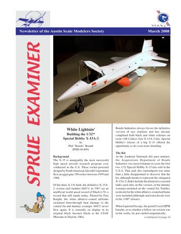 March - Austin Scale Modeler's Society