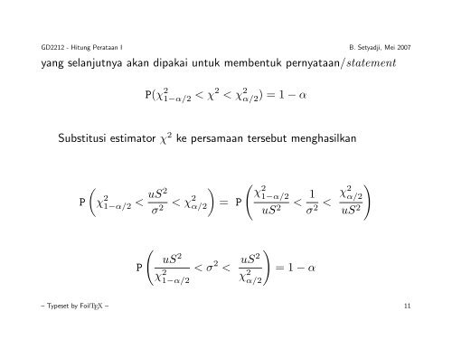 Teori Distribusi Sampling