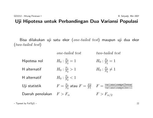 Teori Distribusi Sampling