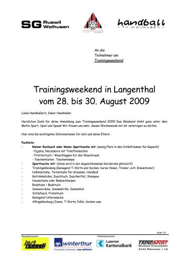 Teilnehmer-Info.pdf - SG Ruswil/Wolhusen