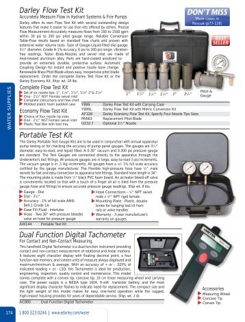 Darley Flow Test Kit - Security tech