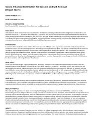 Ozone-Enhanced Biofiltration for Geosmin and MIB Removal - Water ...