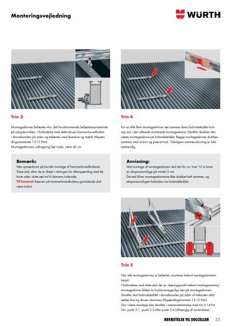 Befæstelsessystemet til solceller - Würth Danmark A/S