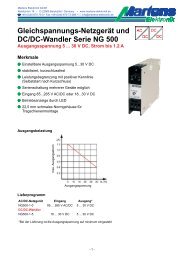 NG500-00- Prospekt - Martens Elektronik GmbH