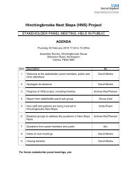HNS Stakeholder Meeting agenda (25 Feb 10 )