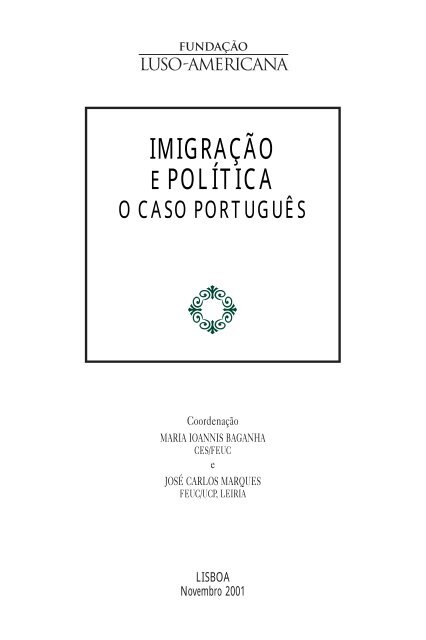 Parte A Panorama Descritivo - Fundação Luso-Americana