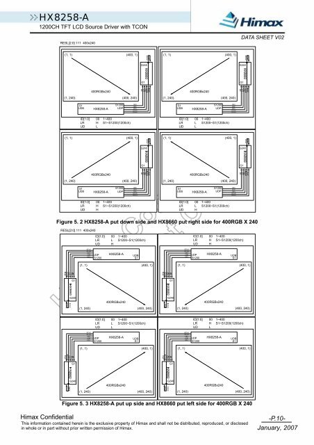 Controller HX8258 datasheet - M-COMP