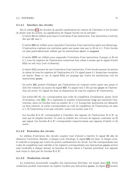 Calcul des etats atteignables de programmes Esterel partitionne ...