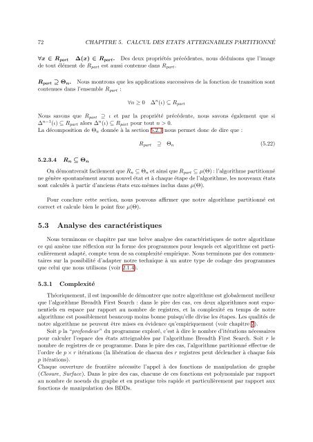 Calcul des etats atteignables de programmes Esterel partitionne ...