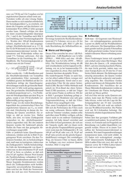 FUNKAMATEUR – Bauelementeinformation SL (1)610C SL (1)