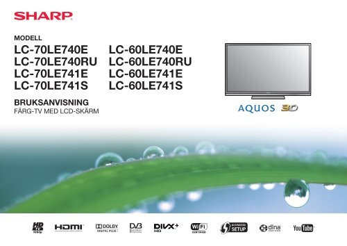 LC-60/70LE740E/RU/LE741E/S Operation-Manual SE - Sharp