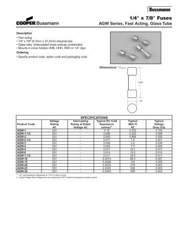 AGW_Specs - SMD Technology Kft.