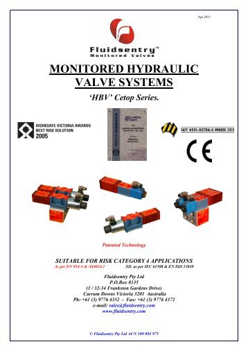 Cetop 3 - 5 Series Data Sheet - Automation Systems and Controls