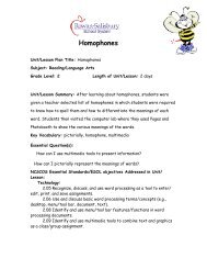 IMPACT-Homophones Second Grade - SchoolNotes