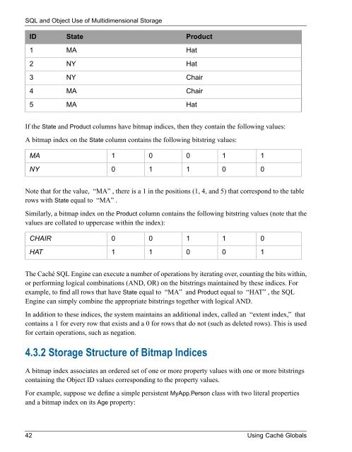 Using Caché Globals - InterSystems Documentation