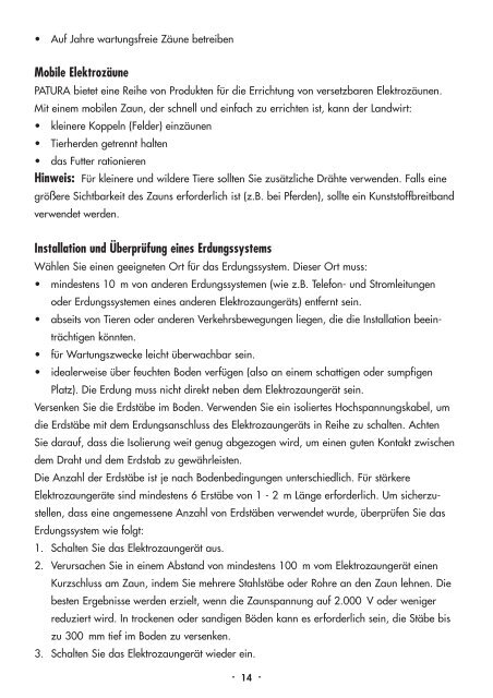 BEDIENUNGSANLEITUNG MODE D´EMPLOI USER MANUAL