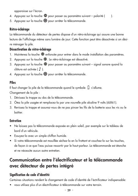 BEDIENUNGSANLEITUNG MODE D´EMPLOI USER MANUAL