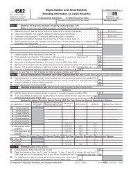 2005 Form 4562 (Rev. January 2006) - Internal Revenue Service