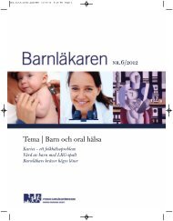 Nr 6 - barnlÃ¤karen Svenska barnlÃ¤karfÃ¶reningens medlemstidning