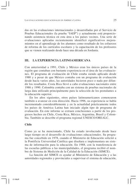 Sobre EstÃ¡ndares y Evaluaciones en AmÃ©rica Latina. - Observatorio ...