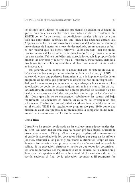 Sobre EstÃ¡ndares y Evaluaciones en AmÃ©rica Latina. - Observatorio ...