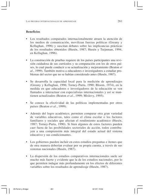 Sobre EstÃ¡ndares y Evaluaciones en AmÃ©rica Latina. - Observatorio ...