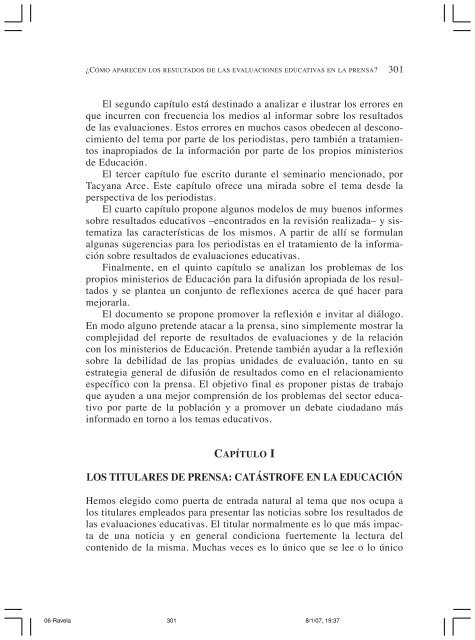 Sobre EstÃ¡ndares y Evaluaciones en AmÃ©rica Latina. - Observatorio ...