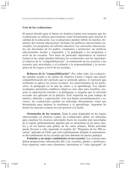 Sobre EstÃ¡ndares y Evaluaciones en AmÃ©rica Latina. - Observatorio ...