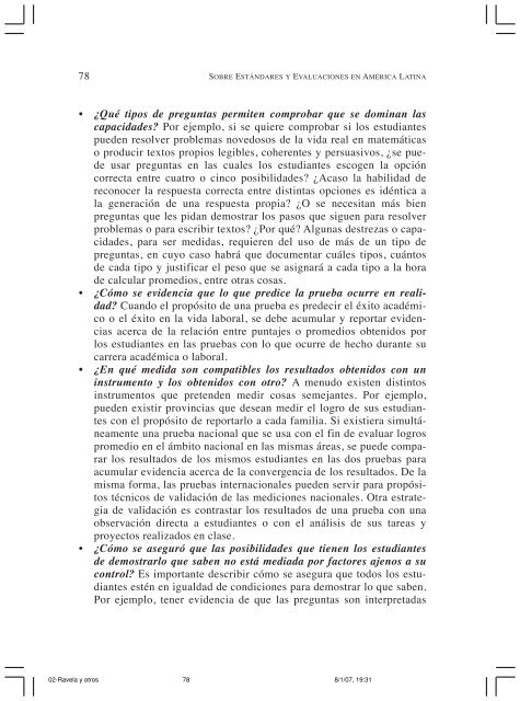 Sobre EstÃ¡ndares y Evaluaciones en AmÃ©rica Latina. - Observatorio ...