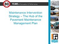 The Hub of the Pavement Maintenance Management ... - Fulton Hogan