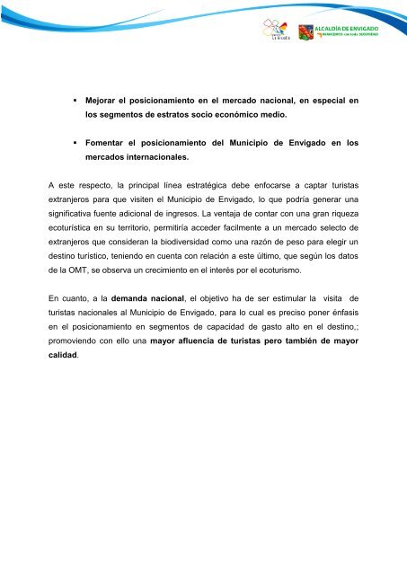 FASE II MODELO DE DESARROLLO TURÃSTICO - Envigado