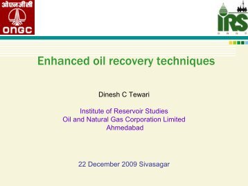 Enhanced oil recovery techniques - petrofed.winwinho...