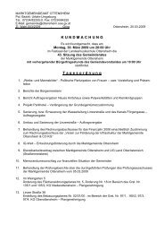 marktgemeindeamt ottensheim - Marktgemeinde Ottensheim - Land ...