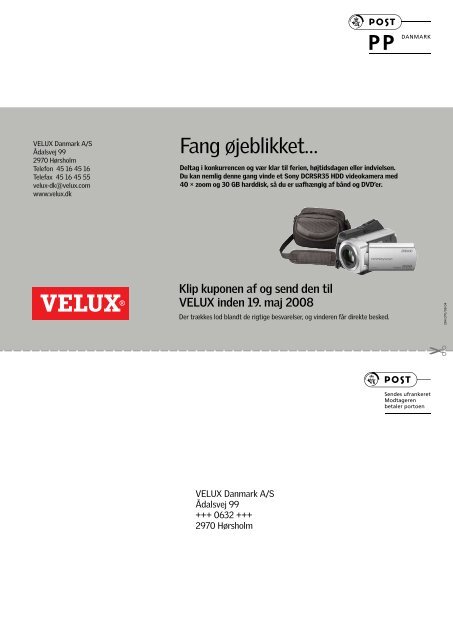 Ovenlys- kuppel til det flade tag - Velux