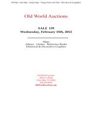 Old World Auctions - The best place on the web to buy antique maps!