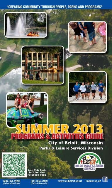 Summer Program Guide 2013 - the City of Beloit