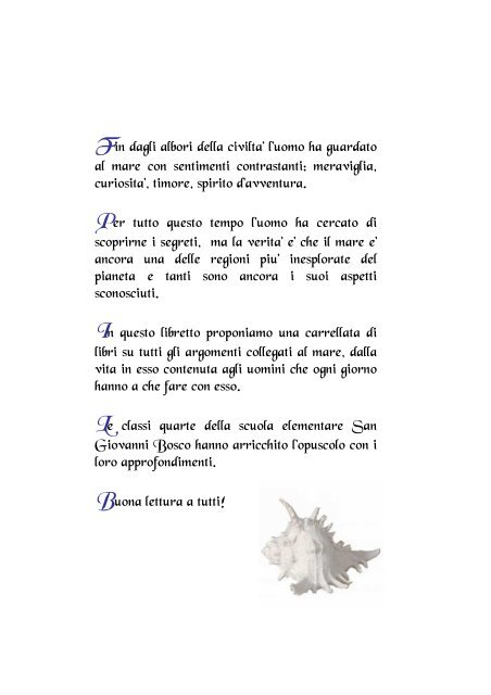 Sopra e sotto il Mare.pdf - Circolo Culturale Don Bosco