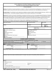 NROTC 4 Year ASR Form - NNOA