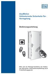 blueMotion Vollmotorische Sicherheits-TÃ¼r- Verriegelung ...