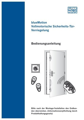 blueMotion Vollmotorische Sicherheits-TÃ¼r- Verriegelung ...