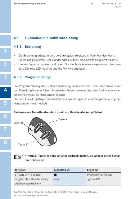 blueMotion Vollmotorische Sicherheits-TÃ¼r- Verriegelung ...