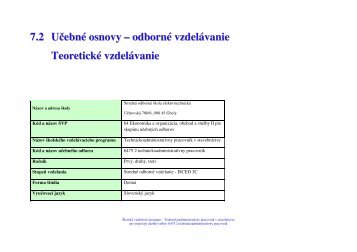 OP - Stredná odborná škola elektrotechnická