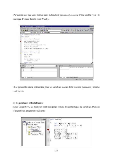 Utilisation de Visual C++ 6.0 - Cnam