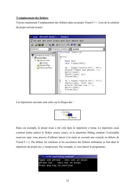 Utilisation de Visual C++ 6.0 - Cnam