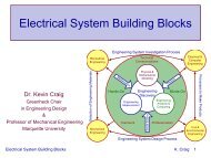 Electrical System Building Blocks - Mechatronics